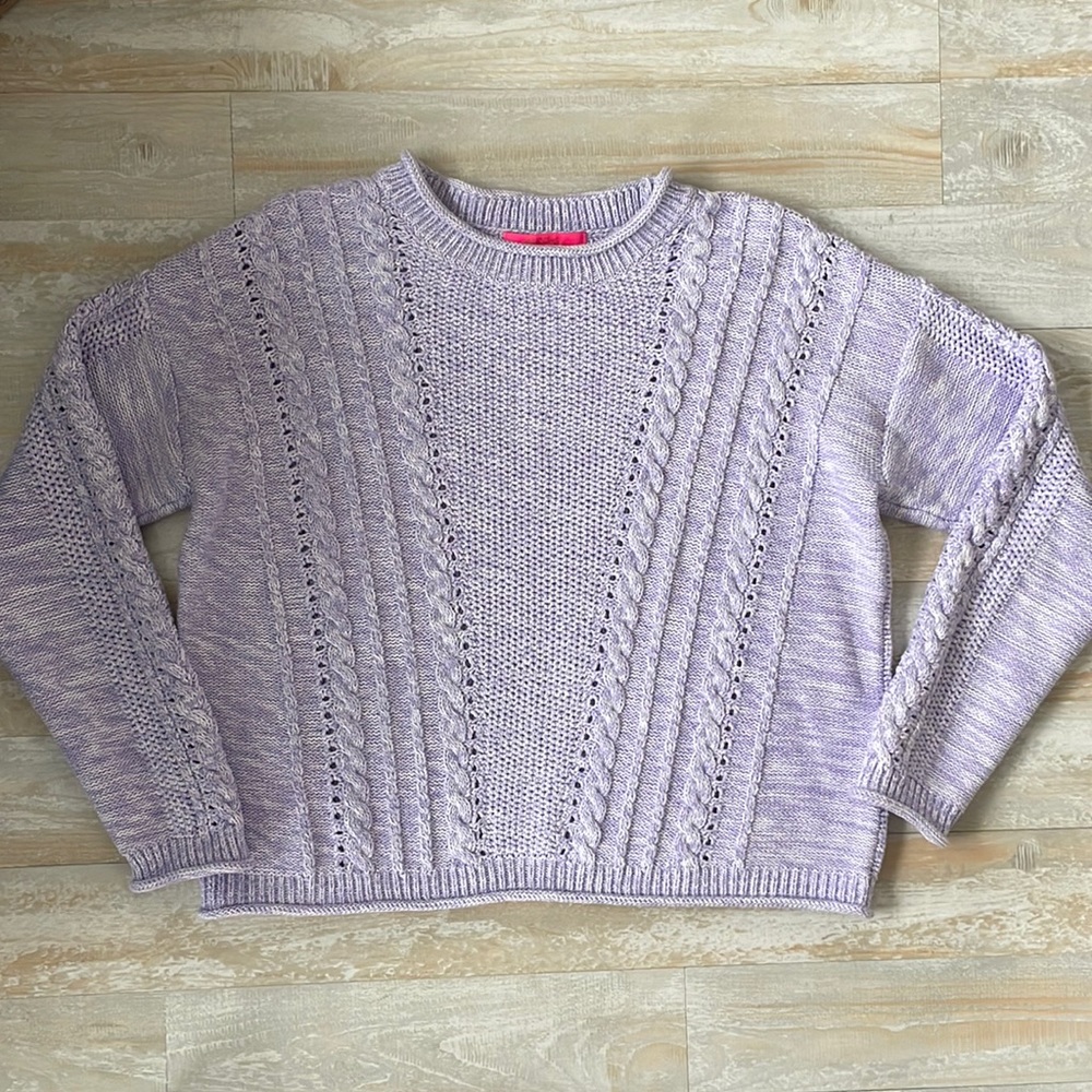 Lilly Pulitzer Purple Sweater Size L